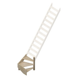 1/4 tournant droit pour escalier de meunier Cottage Junior  SOGEM