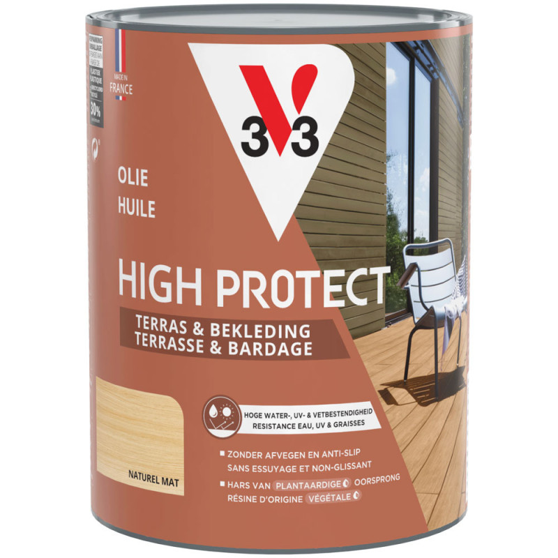 Huile Terrasse Haute Protection Naturelle V33 0,75L | V33