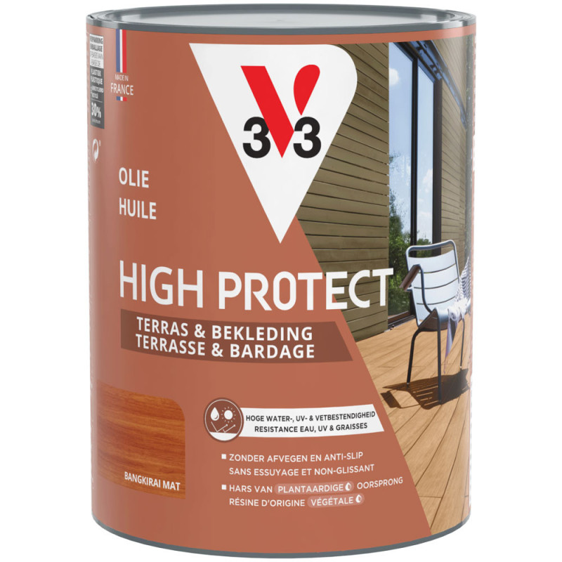 Huile pour terrasse Bangkirai Haute Protection V33 0,75 L | V33