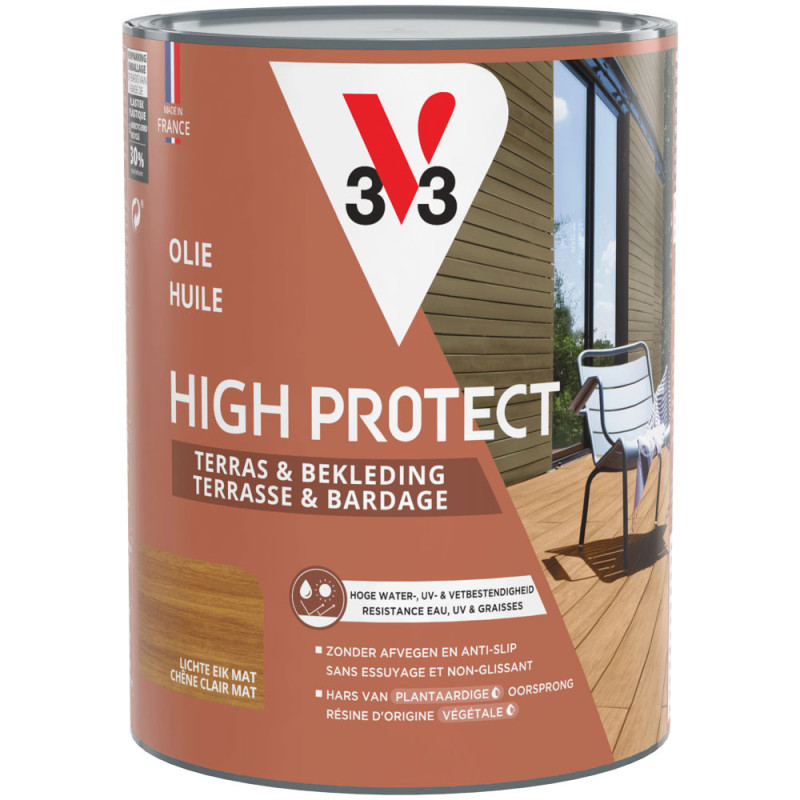Huile Terrasse Haute Protection Chêne Clair V33 0,75 L | V33
