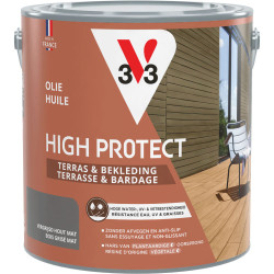 Huile Terrasse Haute Protection Bois Grisé 2,5 L | V33