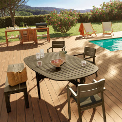 Huile V33 High Protect Gris Fumé 1L pour Meuble Jardin | V33