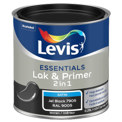 Laque & Primer 2-en-1 Essentials noir jet 0