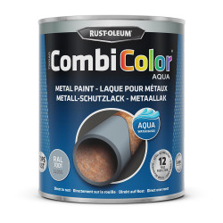 Laque Combicolor Aqua gris argent brillant 0