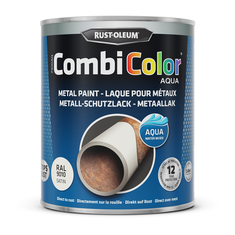 Laque Combicolor Aqua blanc cassé satiné 0 Laque Combicolor Aqua blanc cassé satiné 0