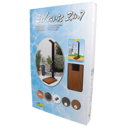 Plancher de douche solaire Solaris teck UBBINK