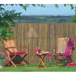Canisse en osier Vimet naturel 3 x 1 m NORTENE