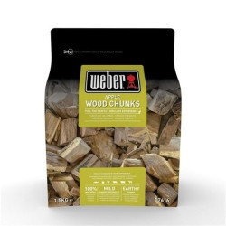 Gros morceaux bois fumage Pommier 1,5kg – Saveur Authentique | WEBER

