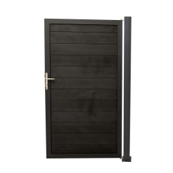 Portillon simple Firenze noir 100 x 183 cm GIARDINO