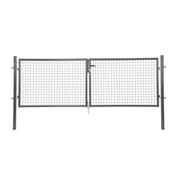 Portillon double anthracite 150 x 100 cm GIARDINO