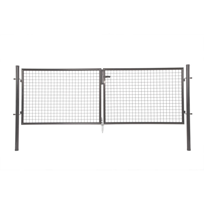 Portillon double anthracite 150 x 100 cm GIARDINO