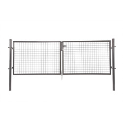 Portillon double anthracite 150 x 200 cm GIARDINO