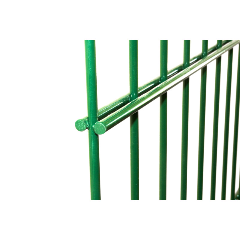 Panneau de treillis double renfort Roma vert 220 x 203 cm GIARDINO