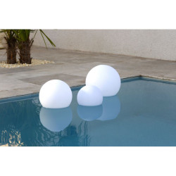 Boule LED lumineuse solaire flottante MultiBright Ø 20 cm UBBINK