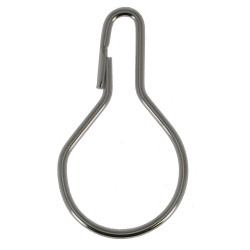 Anneau de douche brisé en métal nickel Ø 30 mm 10 pièces MOBOIS