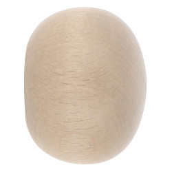Embout de fermeture pour tringle en bois Galet Ø 28 mm 2 pièces MOBOIS
