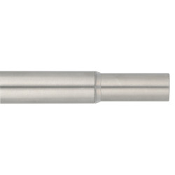 Barre de dressing extensible chrome Ø 25 mm x 45 - 75 cm MOBOIS