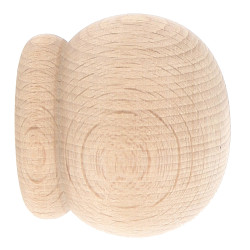 Embout de fermeture pour tringle en bois Anglais brut Ø 28 mm 2 pièces MOBOIS
