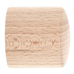 Embout de fermeture pour tringle en bois Bouchon brut Ø 28 mm 2 pièces MOBOIS