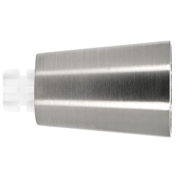 Embout de fermeture pour tringle en métal Horizon Easy Fix Pommeau chrome Ø 20 mm 2 pièces MOBOIS