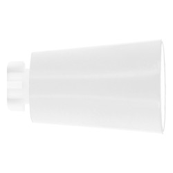 Embout de fermeture pour tringle en métal Horizon Easy Fix Pommeau blanc brillant Ø 20 mm 2 pièces MOBOIS