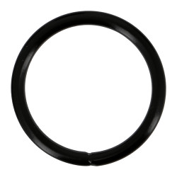 Anneau en métal Horizon noir brillant Ø 42 mm 10 pièces MOBOIS