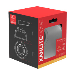 Spot encastrable LED blanc GU10 blanc chaud IP20 320 lm 5 W