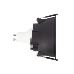 Spot encastrable LED noir GU10 blanc chaud IP20 320 lm 5 W