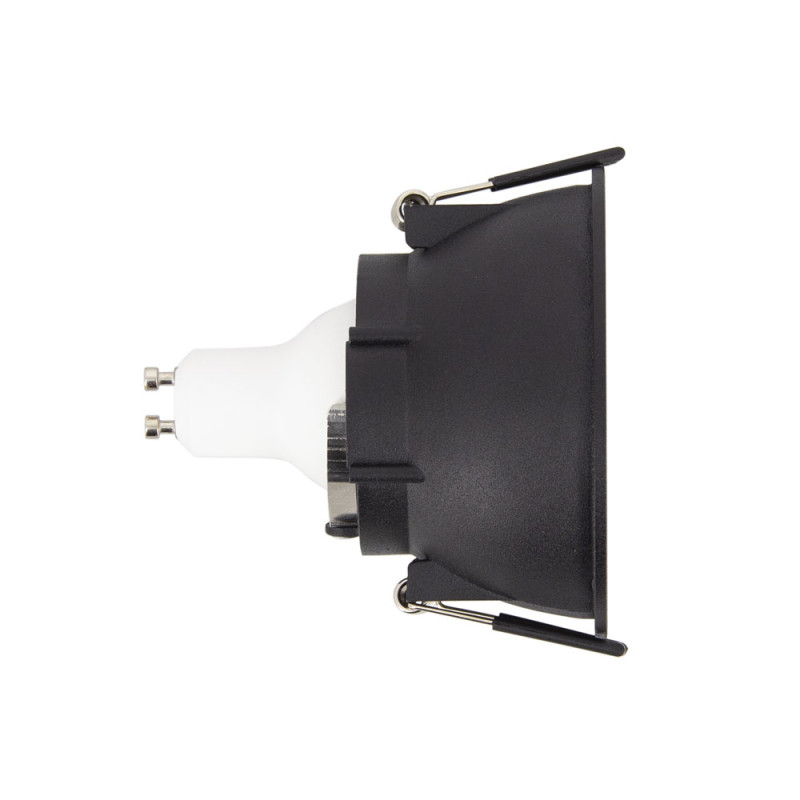 Spot encastrable LED noir GU10 blanc chaud IP20 320 lm 5 W