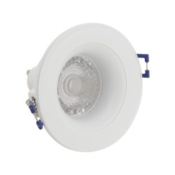 Spot encastrable LED aluminium blanc GU10 blanc neutre IP44 345 lm 5 W