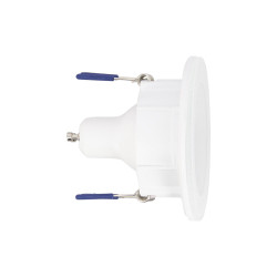 Spot encastrable LED aluminium blanc GU10 blanc neutre IP44 345 lm 5 W