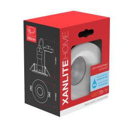 Spot encastrable LED aluminium blanc GU10 blanc neutre IP44 345 lm 5 W