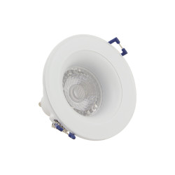 Spot encastrable LED aluminium blanc GU10 blanc neutre IP44 345 lm 5 W 3 pièces