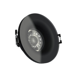 Spot encastrable LED aluminium noir GU10 blanc neutre IP44 345 lm 5 W 3 pièces