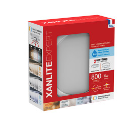 Spot encastrable LED Downlight blanc blanc dimmable IP44 800 lm 8 W