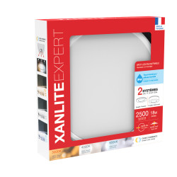 Spot encastrable LED Downlight blanc blanc dimmable IP44 2500 lm 12 W