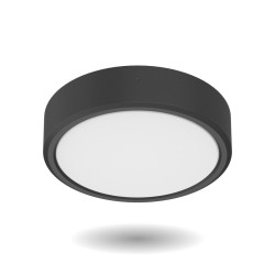 Spot encastrable LED Downlight noir blanc dimmable IP44 1650 lm 10 W