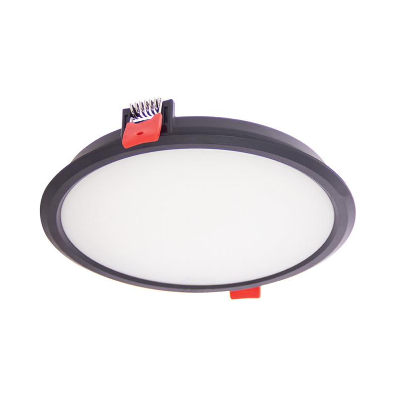Spot encastrable LED Downlight noir blanc dimmable IP44 1650 lm 10 W
