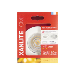 Spot encastrable LED blanc blanc chaud IP20 345 lm 5 W
