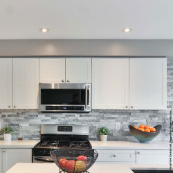 Spot encastrable LED acier brossé GU10 blanc neutre IP20 345 lm 4 W 5 pièces