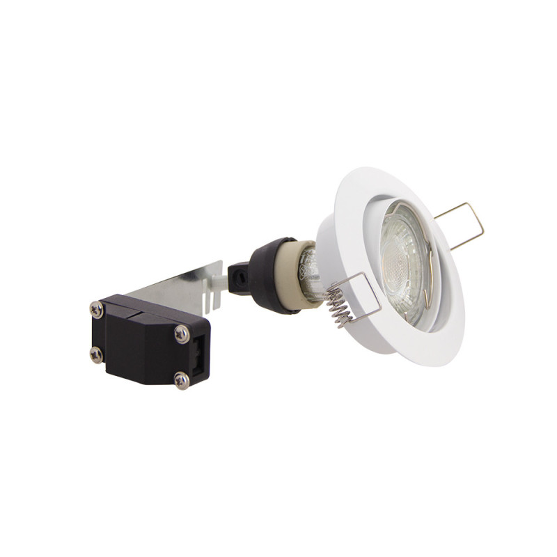 Spot encastrable LED blanc GU10 blanc neutre IP20 345 lm 5 W 5 pièces