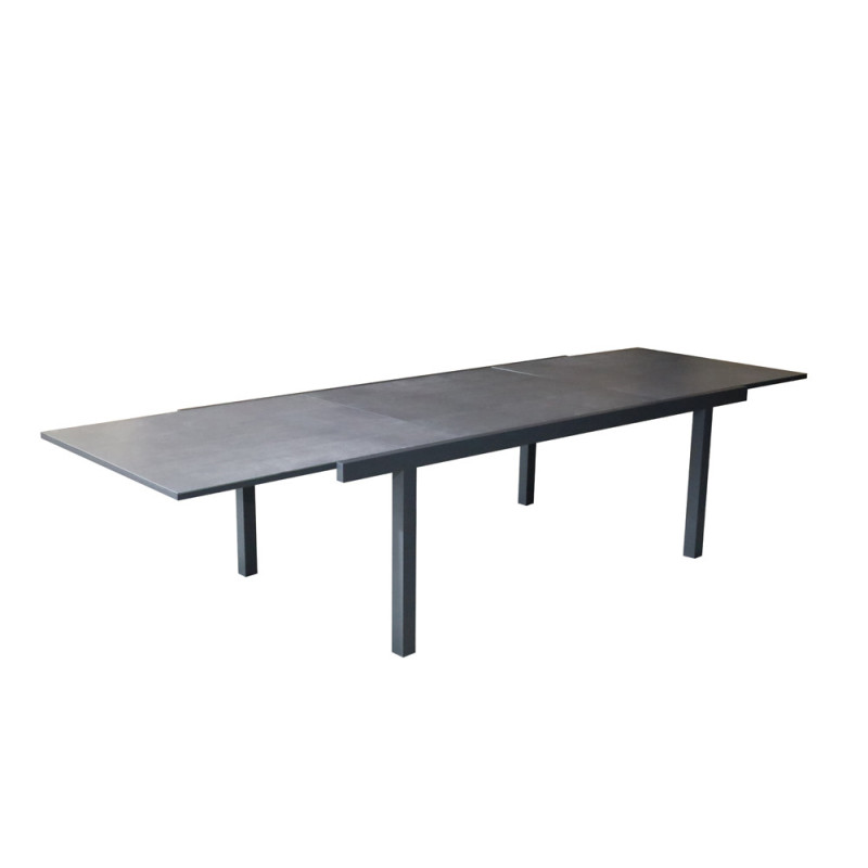 Table de jardin extensible anthracite 226-339cm | IKONE Table de jardin extensible anthracite 226-339cm | IKONE
