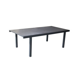 Table de jardin extensible anthracite 226-339cm | IKONE