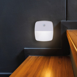 Lampe d'appoint LED sur piles avec détecteur de mouvement blanc chaud 50 lm 5 W XANLITE