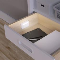 Lampe pour placard LED sur batterie avec détecteur de mouvement 50 lm 2 pièces XANLITE