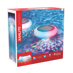 Lampe LED solaire flottante RGB Ø 19 cm XANLITE
