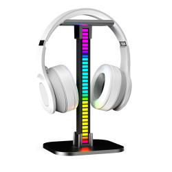 Support pour casque avec barre lumineuse LED RGB USB 5 V XANLITE