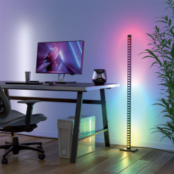 Lampadaire LED RGB avec synchronisation musicale 120 cm 5 V XANLITE