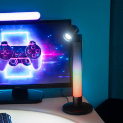 Lampe de table LED RGB avec synchronisation musicale 40 cm 5 V XANLITE