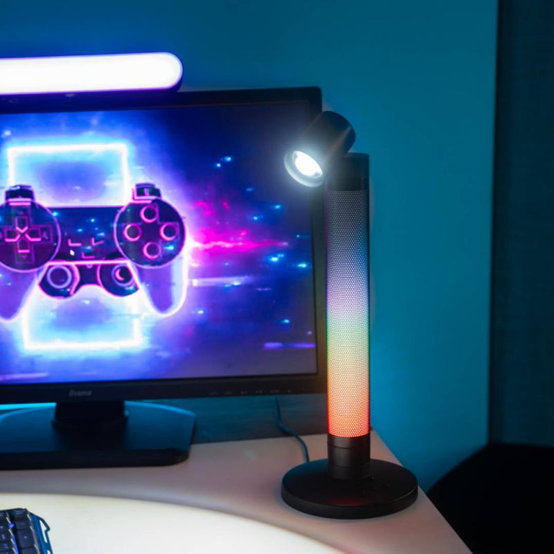 Lampe de table LED RGB avec synchronisation musicale 40 cm 5 V XANLITE